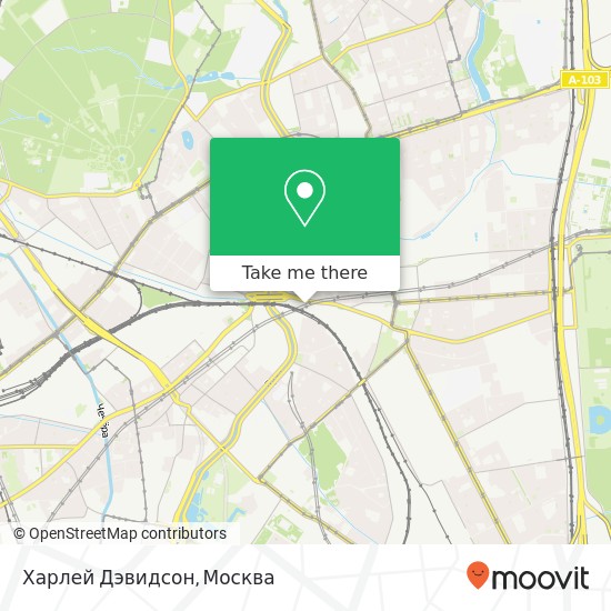 Карта Харлей Дэвидсон, Москва 107023