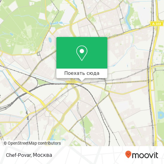 Карта Chef-Povar, Большая Семёновская улица, 15 Москва 107023