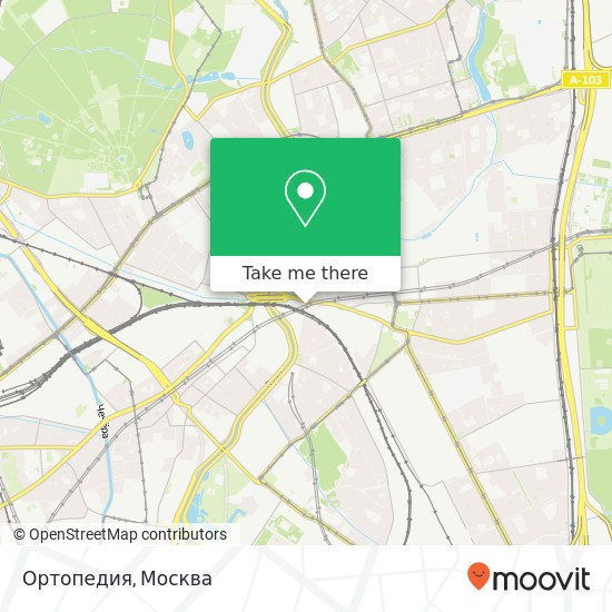 Карта Ортопедия, Москва 107023