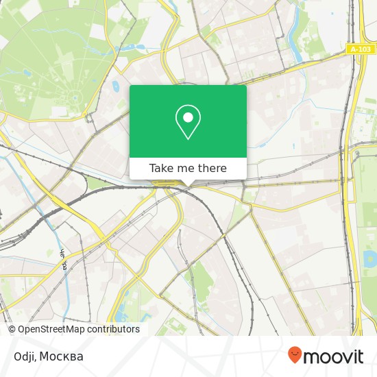 Карта Odji, Москва 107023