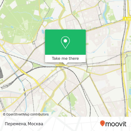 Карта Перемена, Большая Семёновская улица Москва 107023
