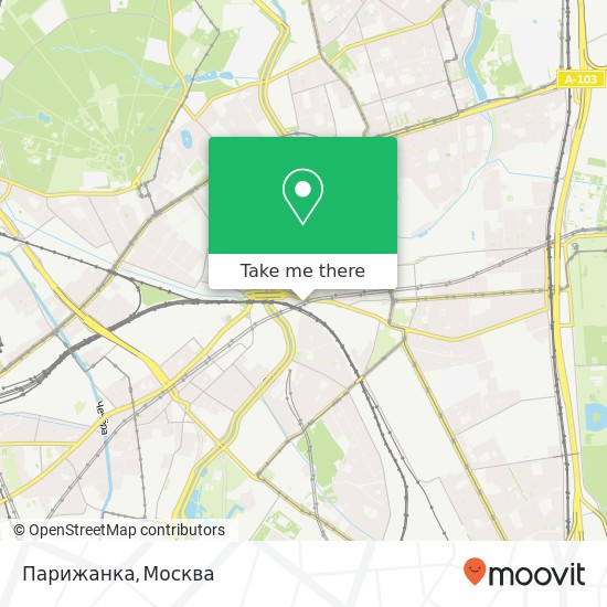 Карта Парижанка, Москва 107023