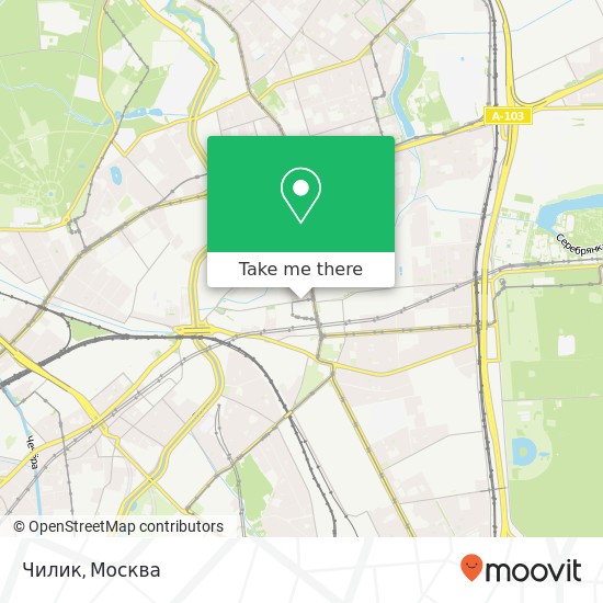 Карта Чилик, Малая Семёновская улица Москва 107023