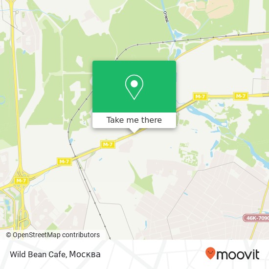 Карта Wild Bean Cafe, Балашиха 143914