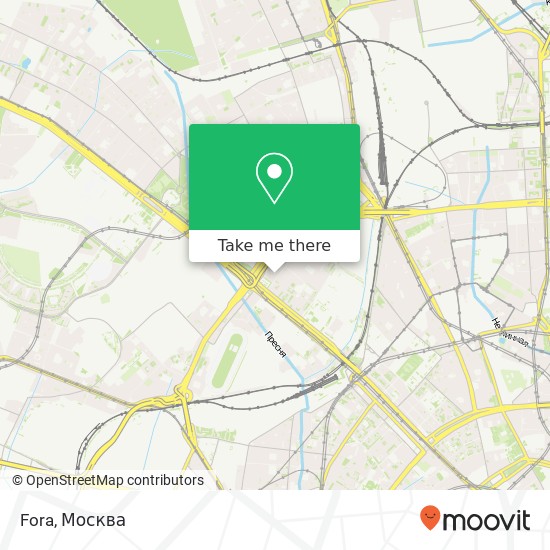 Карта Fora, улица Расковой Москва 125040