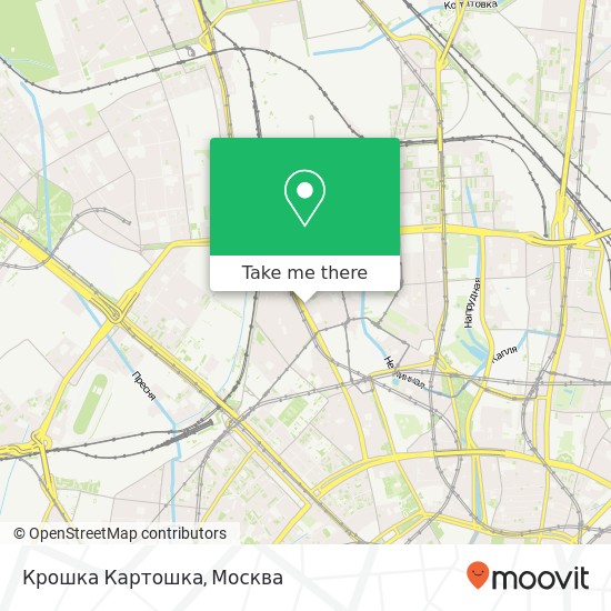 Карта Крошка Картошка, Тихвинский переулок Москва 127055