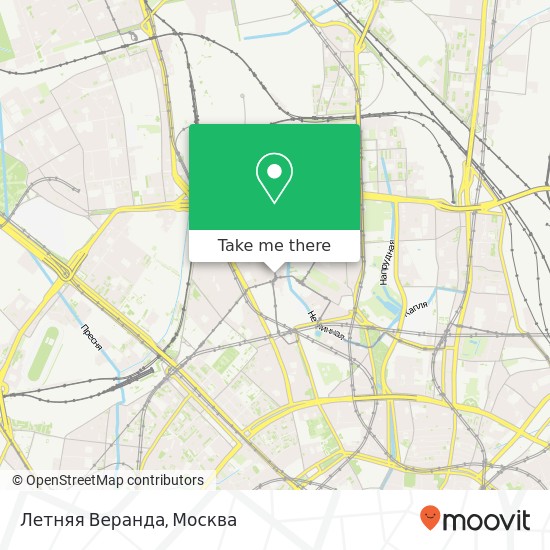 Карта Летняя Веранда, Тихвинская улица, 2 Москва 127055