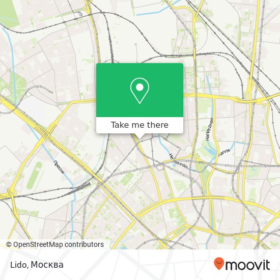 Карта Lido, Новослободская улица Москва 127055