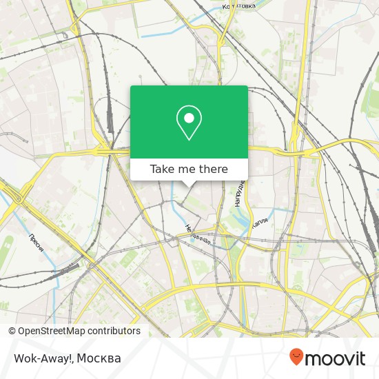 Карта Wok-Away!, Москва 127055