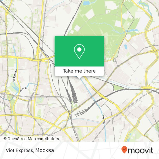 Карта Viet Express, Верхняя Красносельская улица Москва 107140
