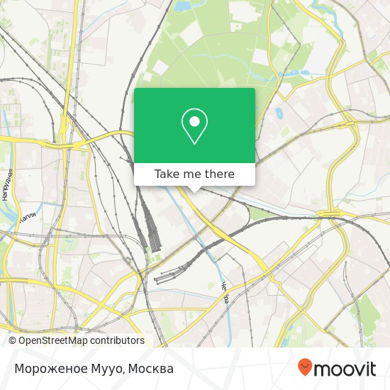 Карта Мороженое Мууо, Москва 107140