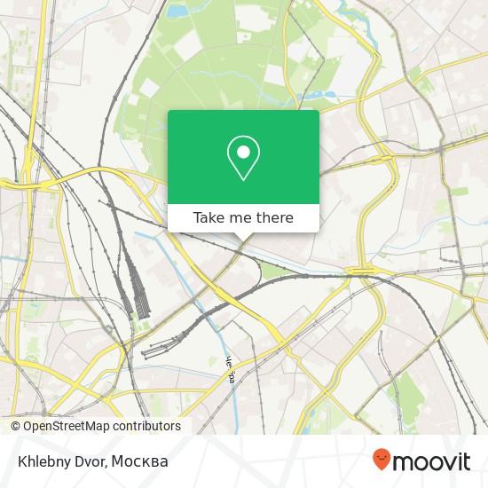 Карта Khlebny Dvor, Русаковская улица Москва 107014