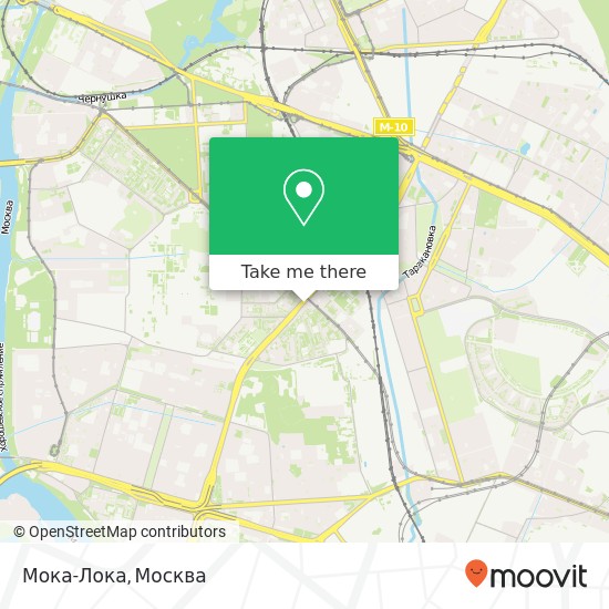 Карта Мока-Лока, улица Народного Ополчения, 46 Москва 123298