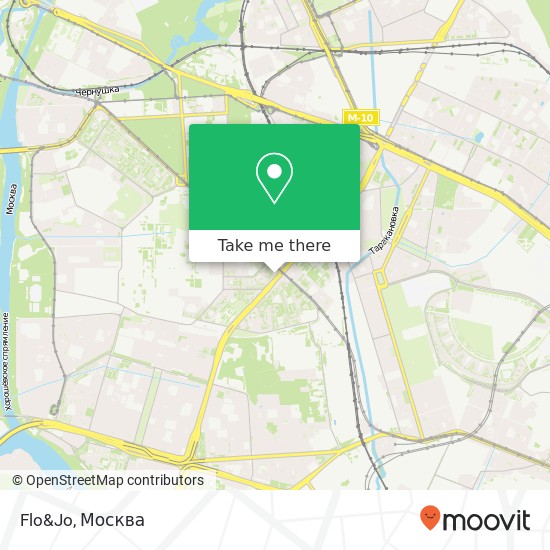 Карта Flo&Jo, Москва 123060