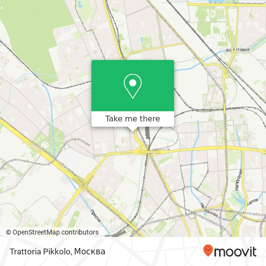 Карта Trattoria Pikkolo, Бутырская улица, 11 Москва 127015