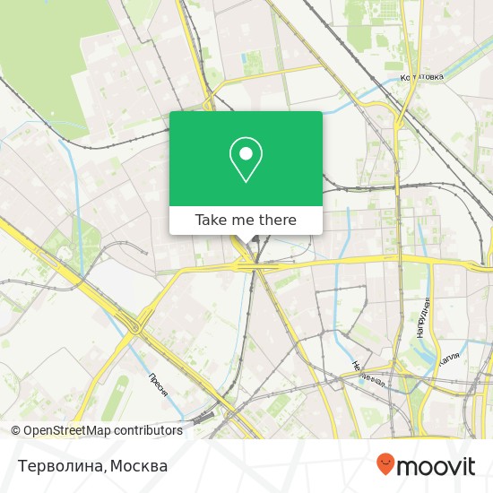 Карта Терволина, Москва 127015