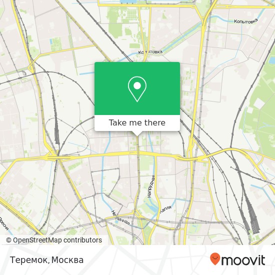 Карта Теремок, Шереметьевская улица Москва 129594