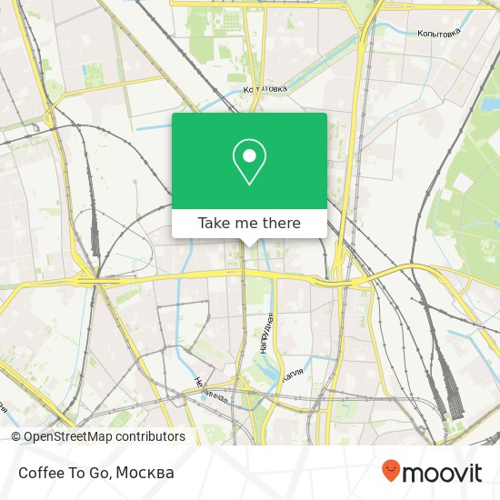 Карта Coffee To Go, Москва 129594