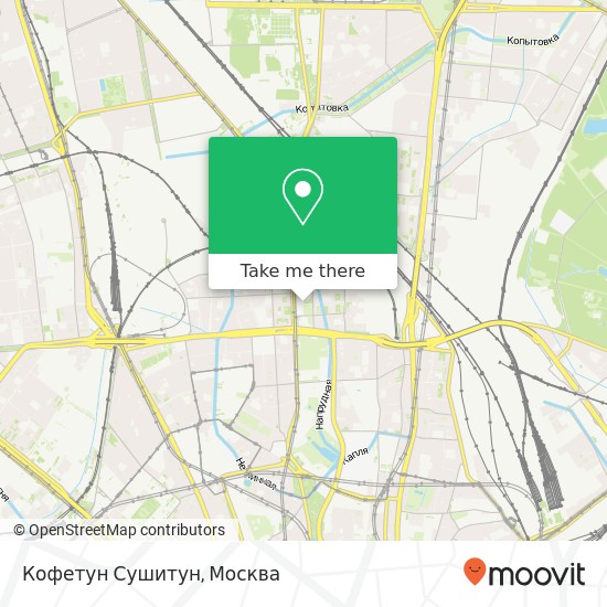 Карта Кофетун Сушитун, Москва 129594