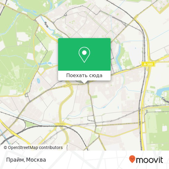 Карта Прайм, Преображенская площадь Москва 107061