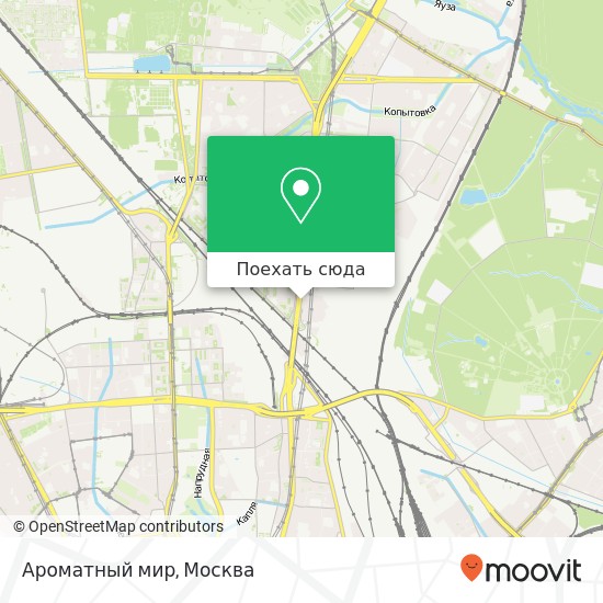 Карта Ароматный мир, проспект Мира, 102 Москва