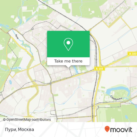 Карта Пури, Москва 107392