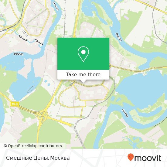 Карта Смешные Цены, Таллинская улица, 7 Москва 123458