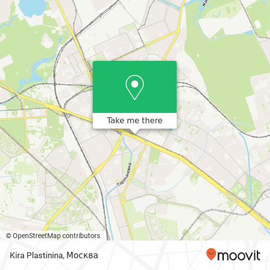 Карта Kira Plastinina, Ленинградский проспект, 76 Москва 125315