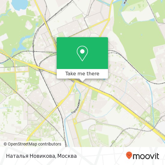 Карта Наталья Новикова, Ленинградский проспект, 76 Москва 125315