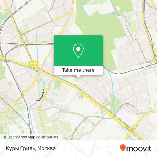Карта Куры Гриль, улица Черняховского Москва 125319
