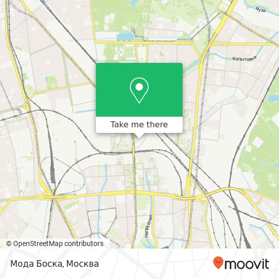 Карта Мода Боска, Москва 129594