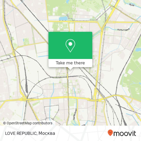 Карта LOVE REPUBLIC, Москва 129594