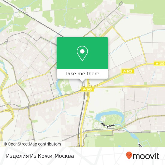 Карта Изделия Из Кожи, Окружной проезд Москва 107553