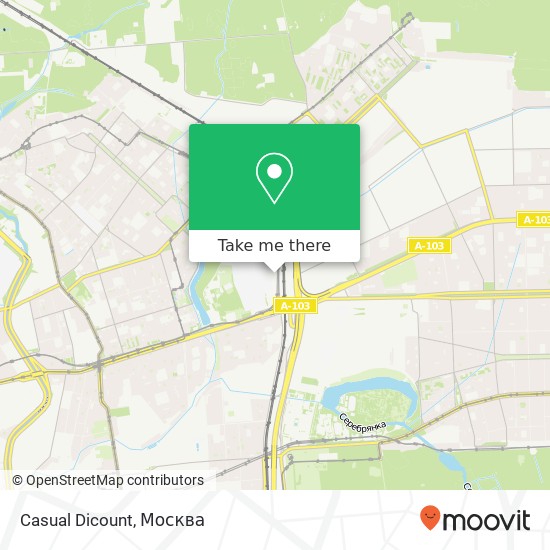 Карта Casual Dicount, Москва 107553