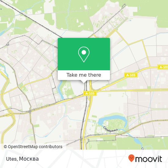 Карта Utes, Москва 107553