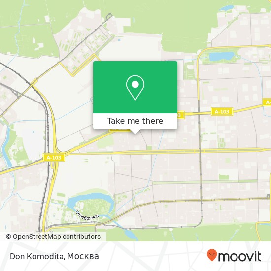 Карта Don Komodita, Щёлковский проезд, 7A Москва 105425