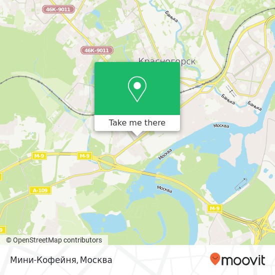 Карта Мини-Кофейня, Красногорский район 143405