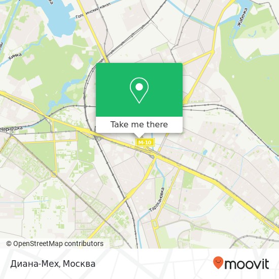 Карта Диана-Мех, Москва 125080