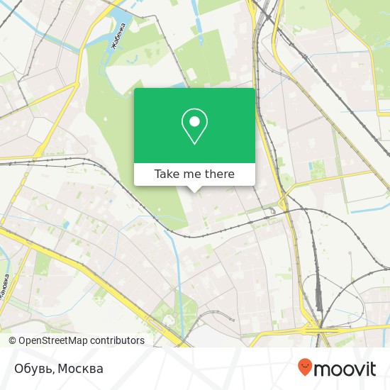 Карта Обувь, Москва 127206