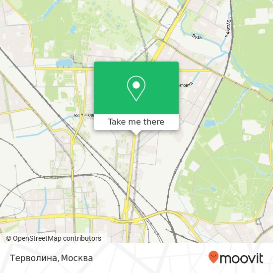 Карта Терволина, Москва 129626