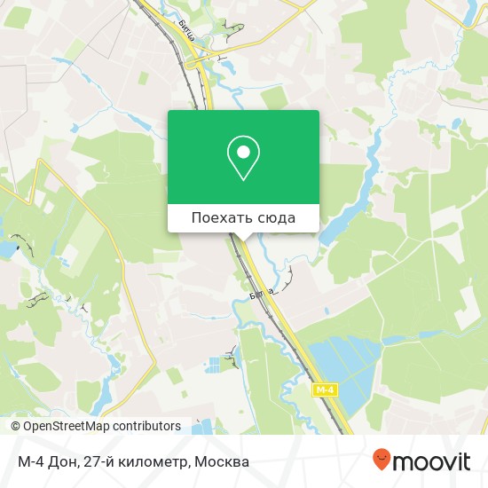 Карта М-4 Дон, 27-й километр