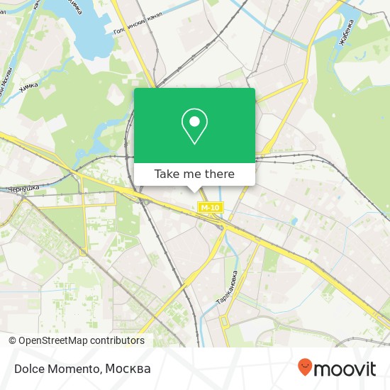 Карта Dolce Momento, Волоколамское шоссе Москва 125080