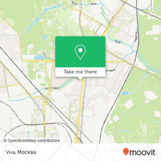 Карта Viva, Москва 129085
