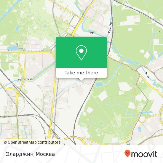 Карта Эларджин, Маломосковская улица Москва 129626