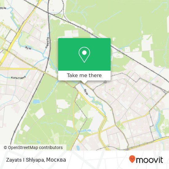 Карта Zayats I Shlyapa, Краснобогатырская улица Москва 107564