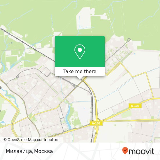 Карта Милавица, 6-й Подбельского проезд Москва 107370
