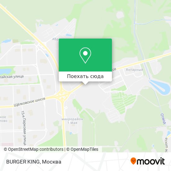 Карта BURGER KING