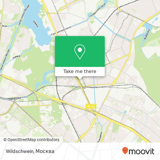 Карта Wildschwein, Москва 125171