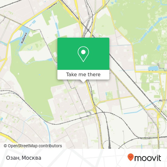 Карта Озан, Дмитровское шоссе, 13 Москва 127434