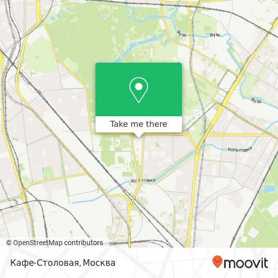 Карта Кафе-Столовая, Москва 129515